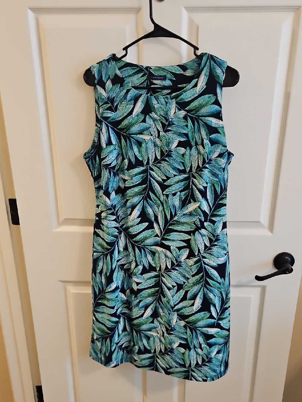 Tommy Hilfiger Tropical Leaves Beach Dress, Size 12